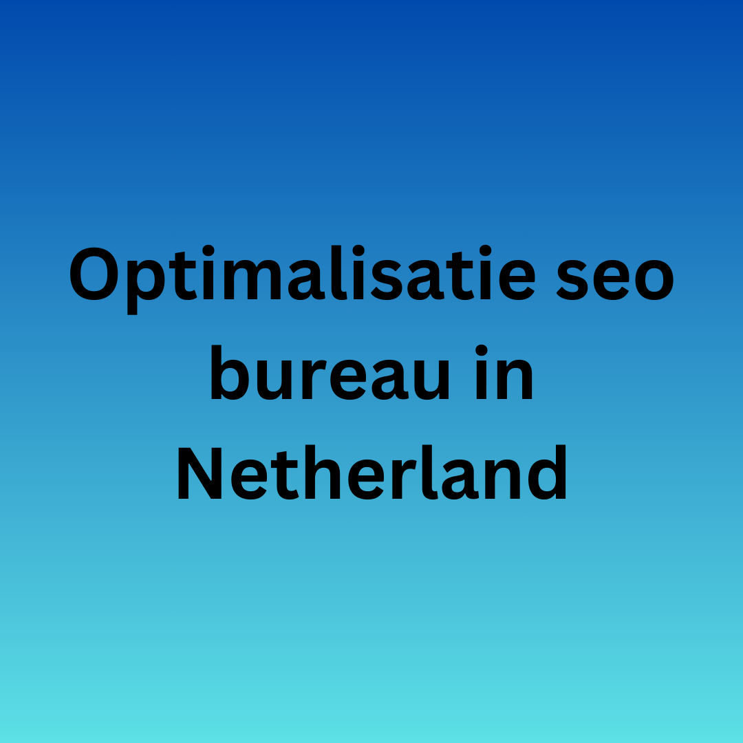 Optimalisatie van een SEO-bureau in Nederland
