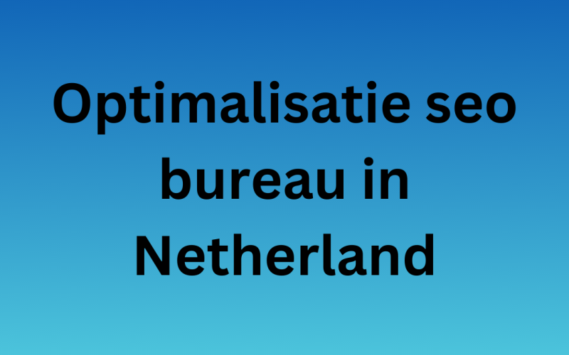 Optimalisatie van een SEO-bureau in Nederland